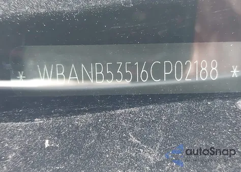 2006 BMW 550I из США, поврежденный, VIN WBANB53516CP02188